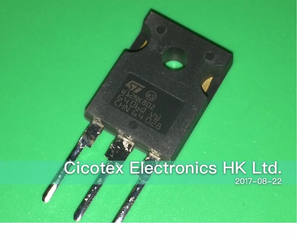 3 шт./лот STW12NK80Z TO-247 W12NK80Z MOSFET N-CH 800V 10.5A TO247 | Строительство и ремонт