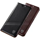 Чехол-кобура из воловьей кожи с магнитным замком в деловом стиле для Motorola Moto E7 PlusMoto E7 PowerMoto E7, чехол для телефона с отделением для карт