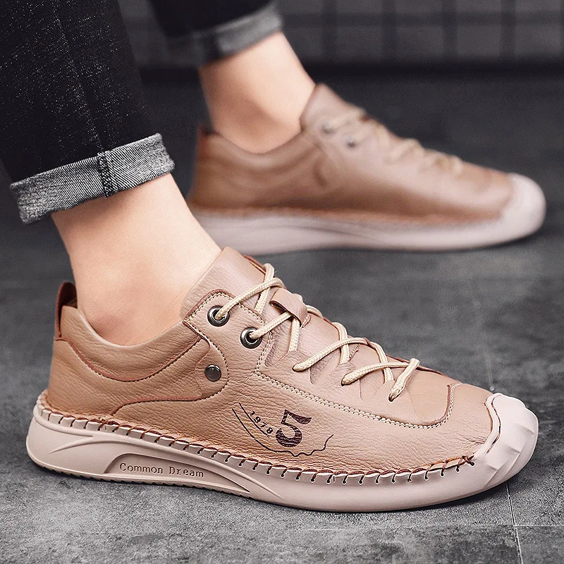 

Zapatos De Cuero Para Hombre Mens Shoes Formal Autumn Men's Casual Fashion Sapatenis Masculino Man Genuine Leather Shoe Male