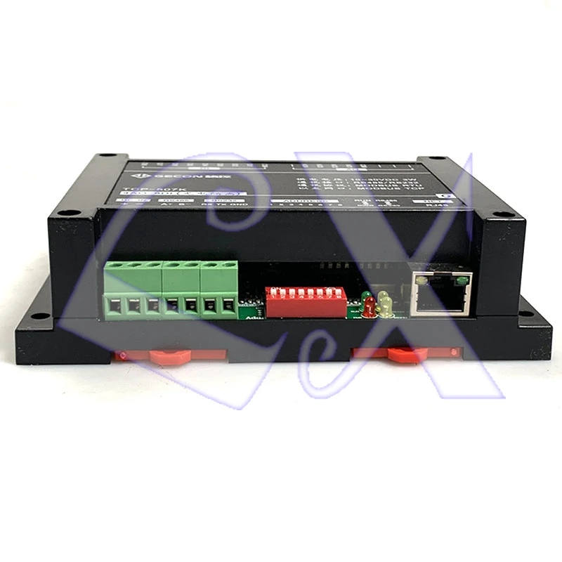 8DI 4AO аналоговый 0 10 в 4 20 мА Выход RJ45 Ethernet модуль Modbus RTU и протокол TCP связи RS485