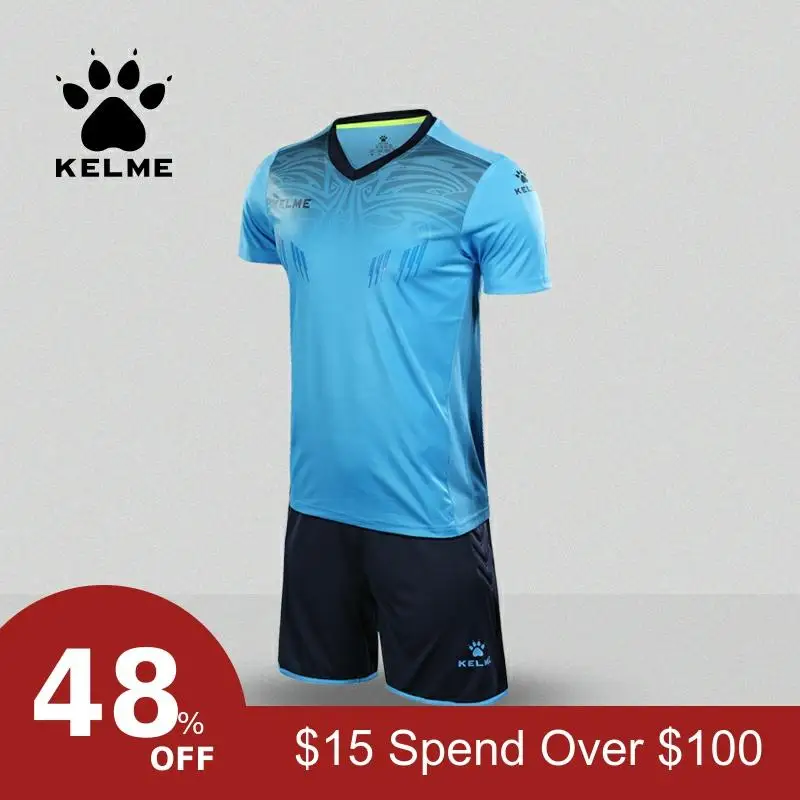 KELME Футбол вратарь майки настроить с короткими рукавами Для Мужчин's Футбол профессиональный спортивный костюм вратаря 3871014