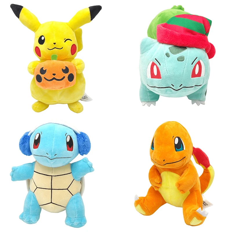 

Новинка 25 см оригинальный Покемон плюшевый Пикачу прекрасный Пикачу Подростковая версия развивающая игрушка коллекция хобби Кукла Kawaii под...
