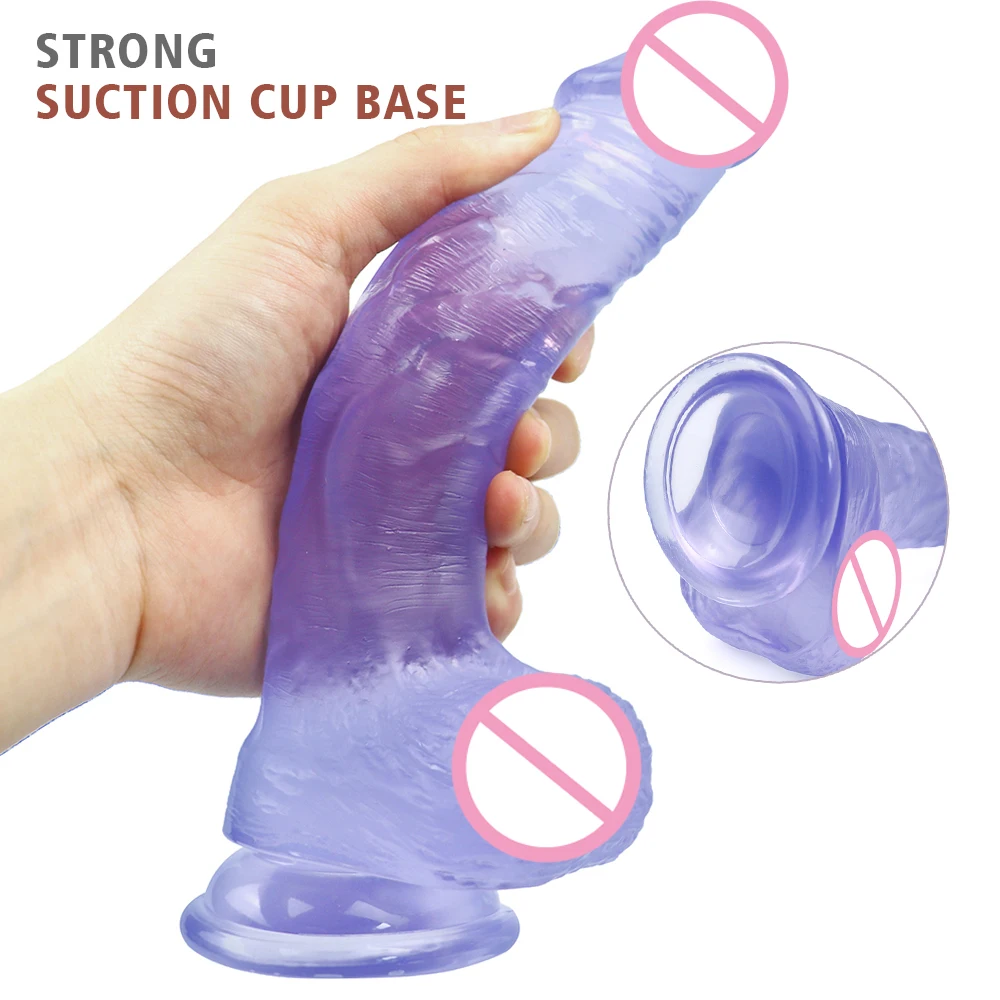 Реалистичный дилдо большой фаллоимитатор с сильной присоской гигантский