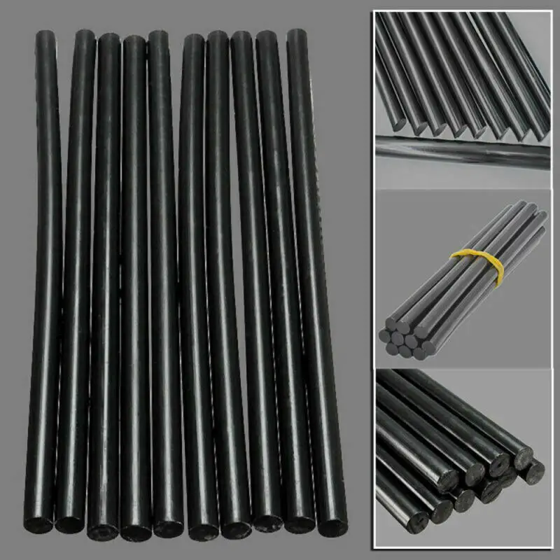 

Handicraft Glue Sticks 10pcs Paintless Black Thermoplastic resin Puller