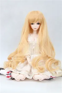 Парик для куклы BJD  SD с длинными волосами, красивый коричневый парик для куклы, 13, 14, 16, кукольные волосы высокого качества