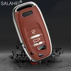 Автомобильный смарт-чехол для ключей, чехол для Audi A4, A5, A6, B5, B6, Q7, TT, R8, S5, S7, ТПУ креативный чехол для ключей с защитой от падения