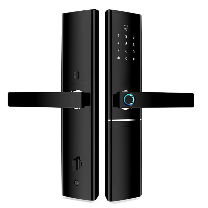 Блокировка отпечатков пальцев смарт код доступа IC карта дверной звонок пульт