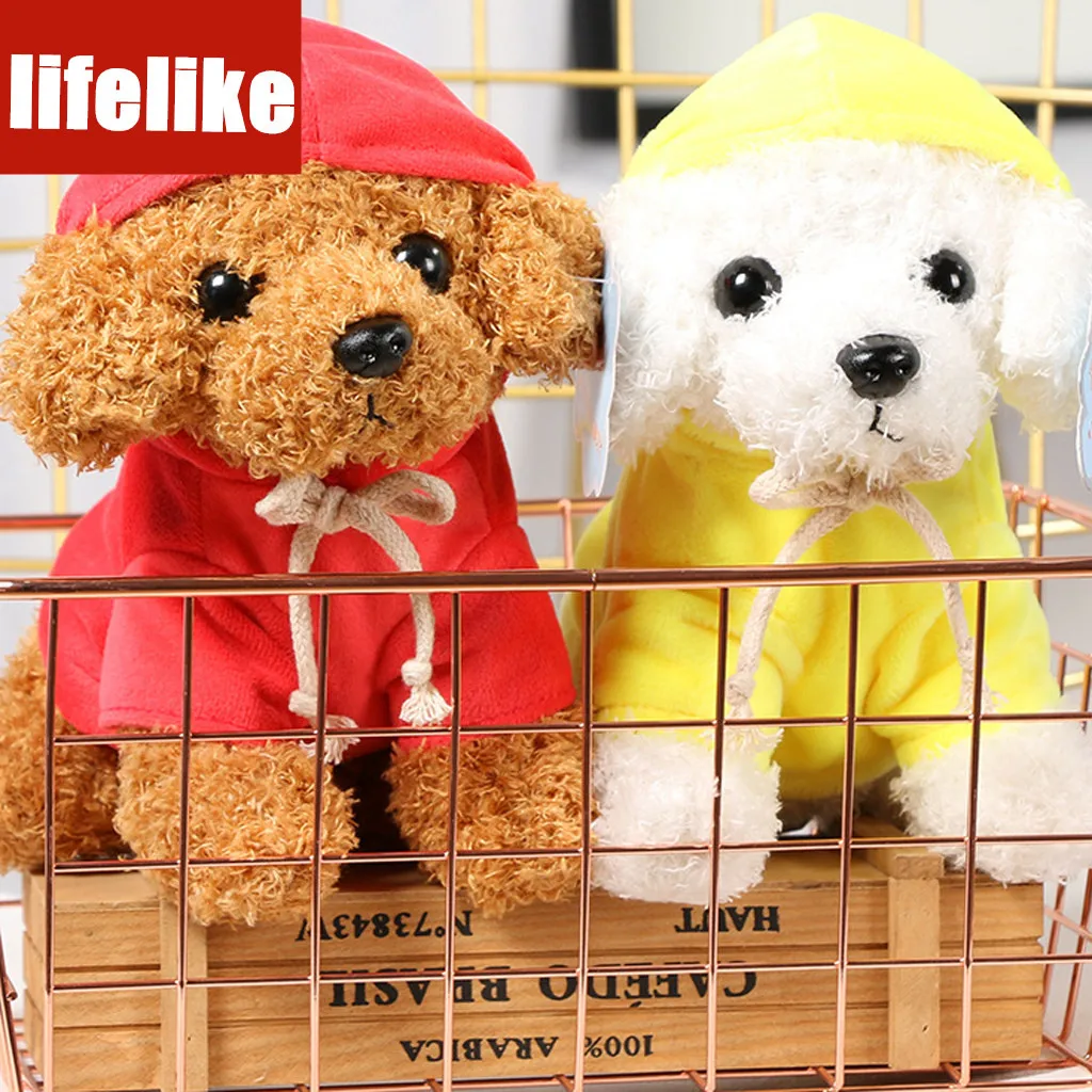 Плюшевая игрушка-плюшевый щенок Реалистичная кукла для собаки детские игрушки