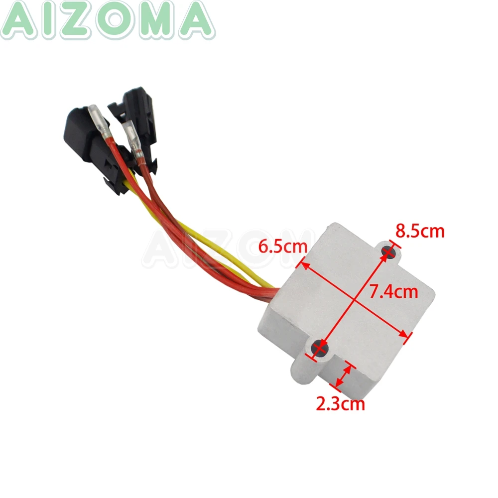 

Motorcycle 6 Wire Voltage Regulator 25HP-240HP Rectifier For Mercury Mariner 2/4 Stroke 1999-2005 (194-3072K1, 854515T2 )