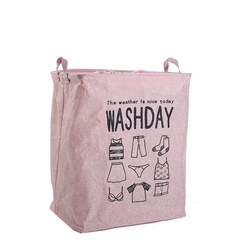 Домашнее украшение корзина для хранения одежды из конопли большая емкость