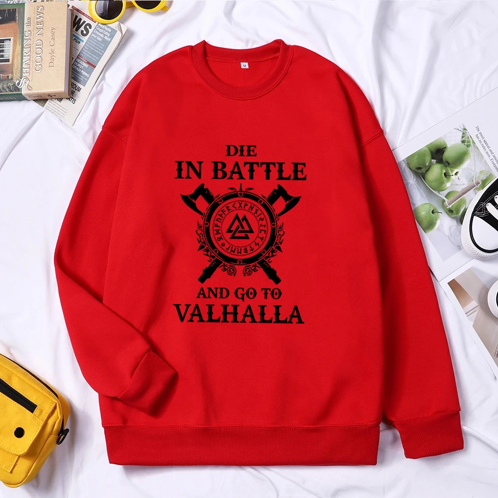 Один Viking худи сыну Одина умереть в бою и перейдите Valhalla толстовки с капюшоном