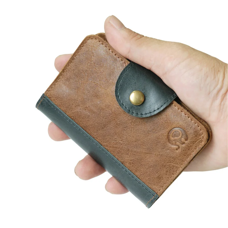 Держатель для кредитных карт из натуральной кожи в стиле ретро|wallet for credit cards|porte