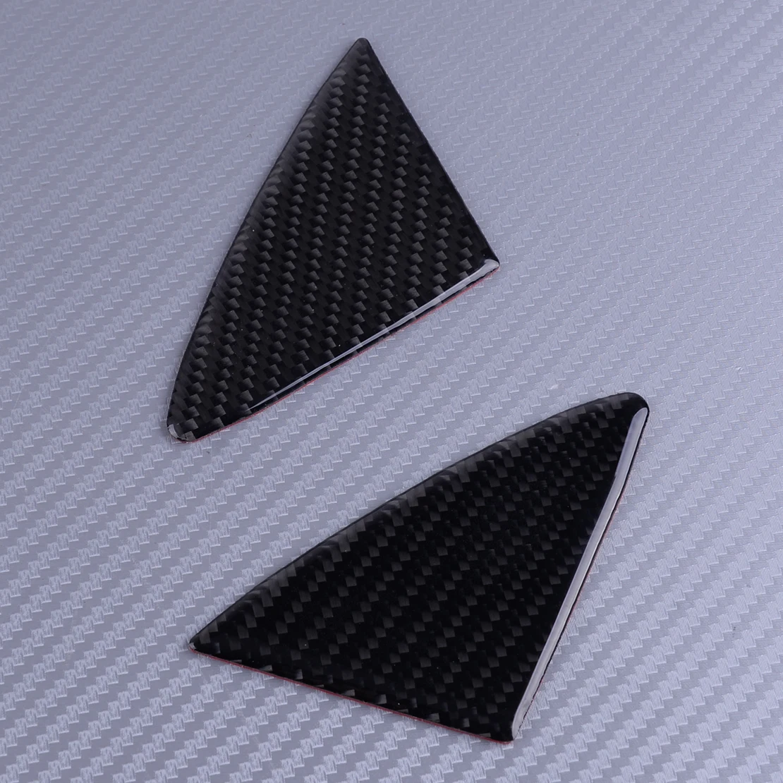 

DWCX Carbon Fiber Black Car Front Grille Grill Sticker Trim Cover Fit for Mazda 3 Axela 2014 2015 2016