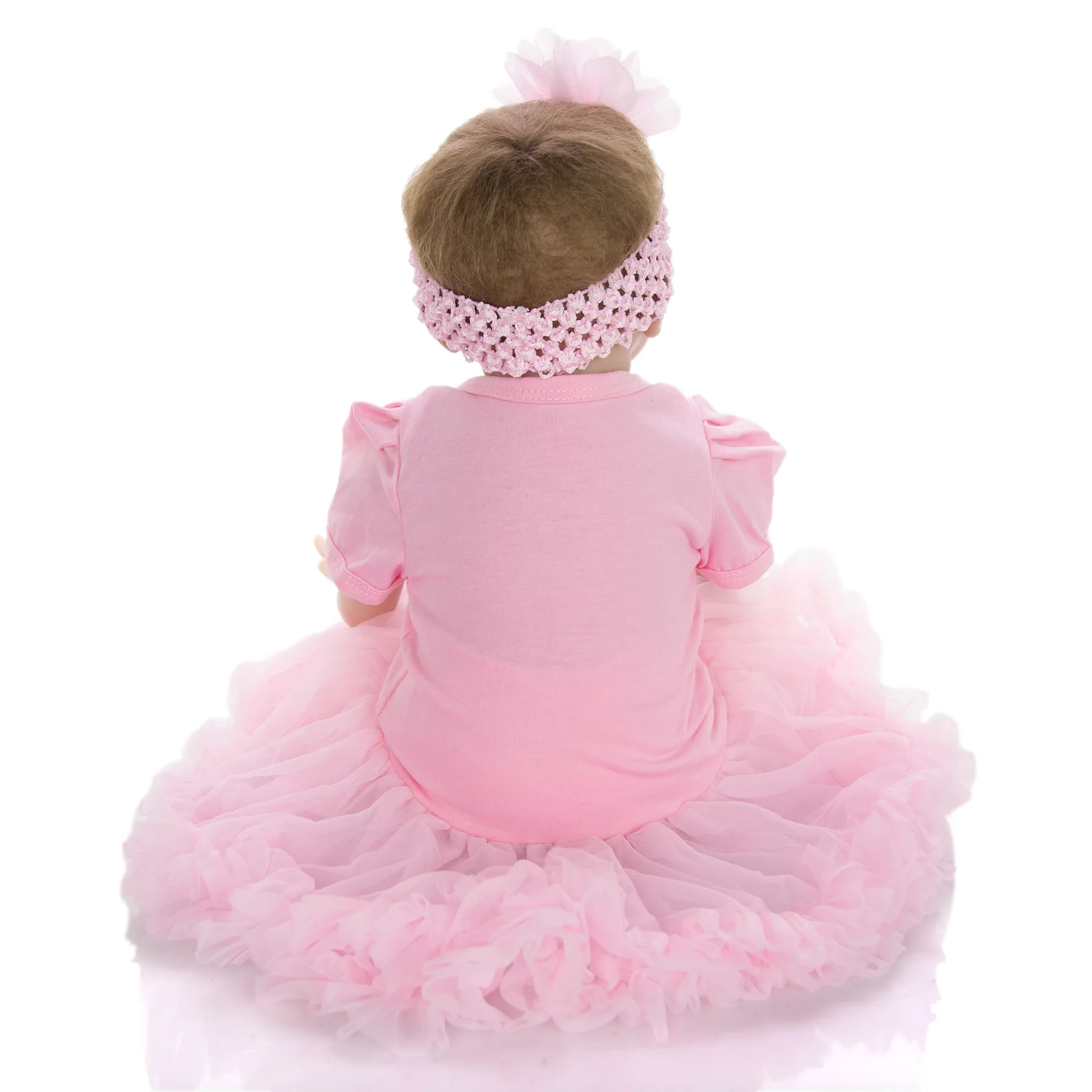 

KEIUMI 55cm Realistic Reborn Baby Dolls Cloth Body Princess Baby Doll Lifelike Toddler Dolls Toys Girls Original Doll Christmas