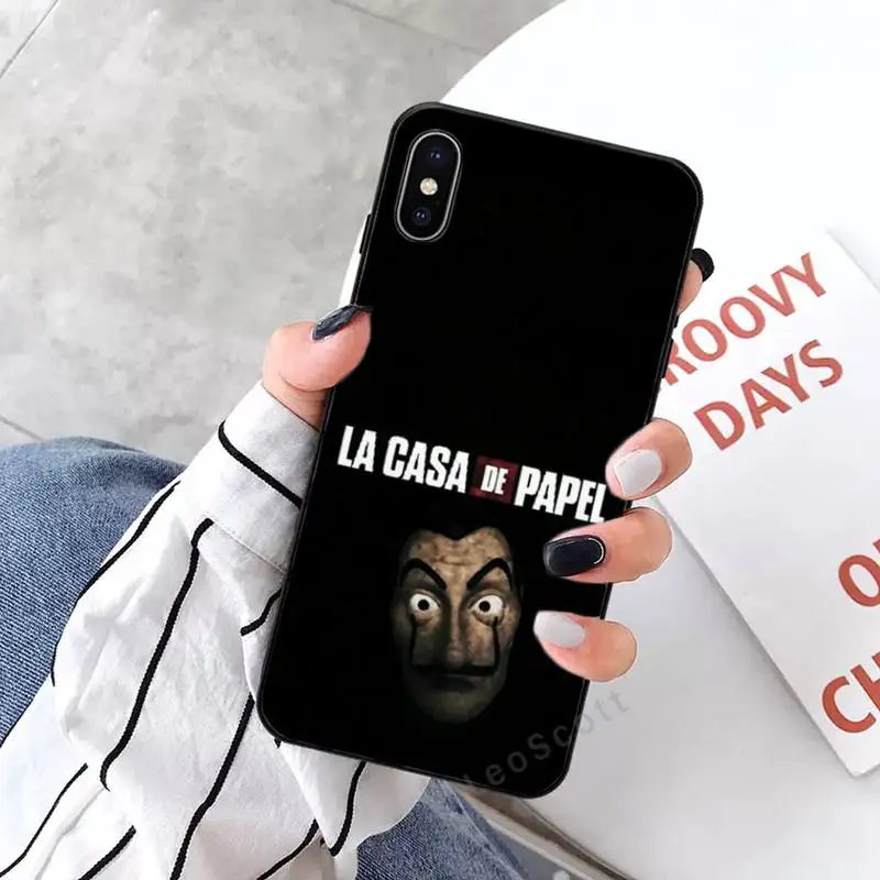 

Spain TV Money Heist House Paper Phone Cases for iPhone 11 12 mini pro XS MAX 8 7 6 6S Plus X 5S SE 2020 XR