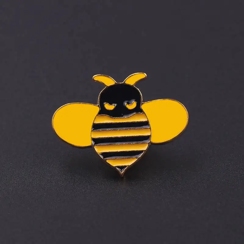 Пчелиная эмаль коллекция булавок Вдохновляющие значки нагрудные для животных