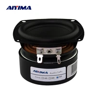aiyima 2pcs 3 inch portable audio bass speaker 4 8 ohm 25w home theater hifi stereo woofer speakers subwoofer loudspeaker horn