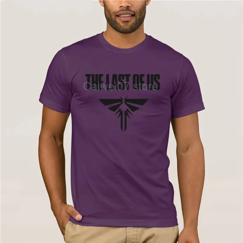 

Men's T shirt Cartoon Fun New Men Print The Last Of Us Summer Homme Print Cotton O neck Top Men's T shirt