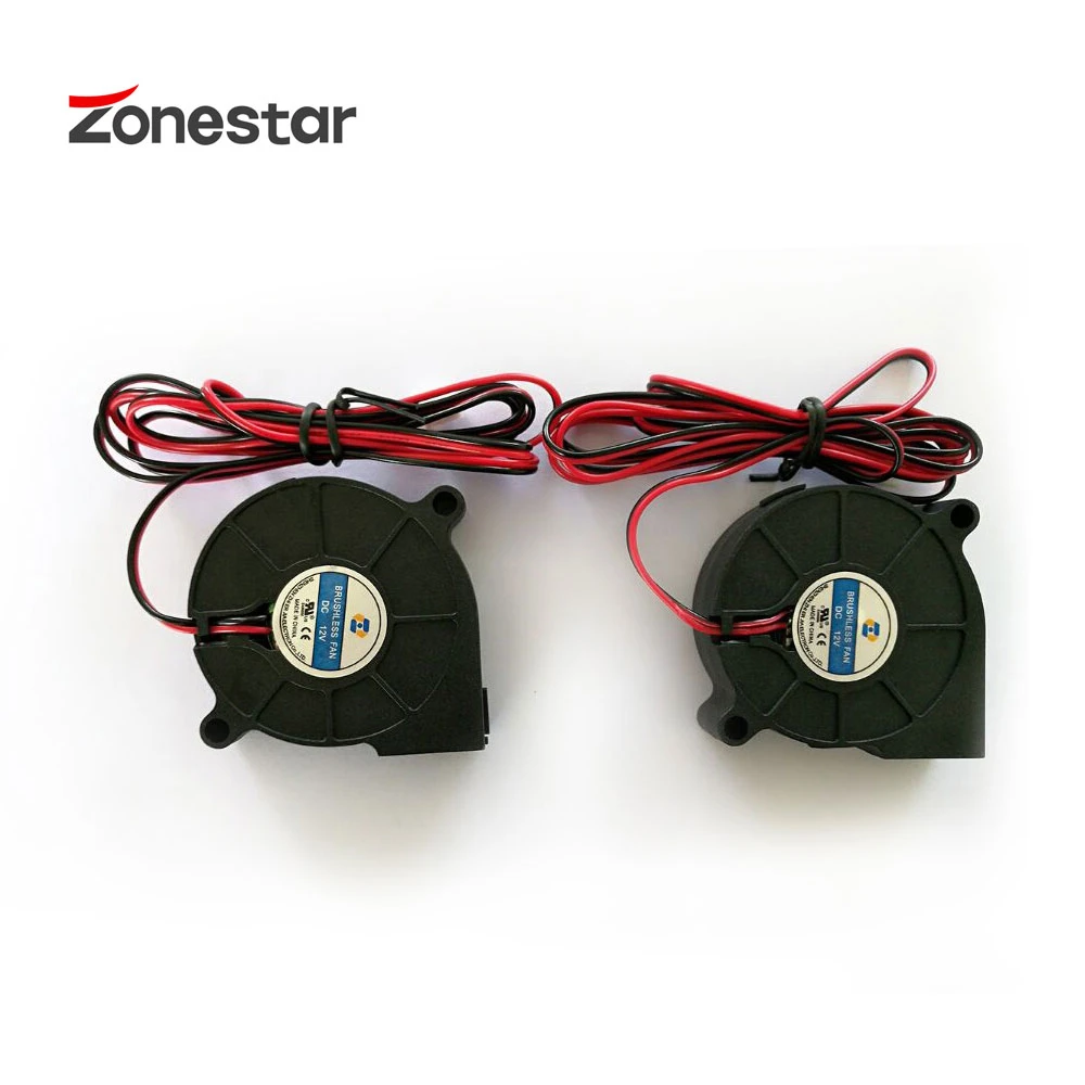ZONESTAR 50 мм Х 10 Вентилятор Дует Экструдер Охлаждения Вентиляторы Головка Принтера