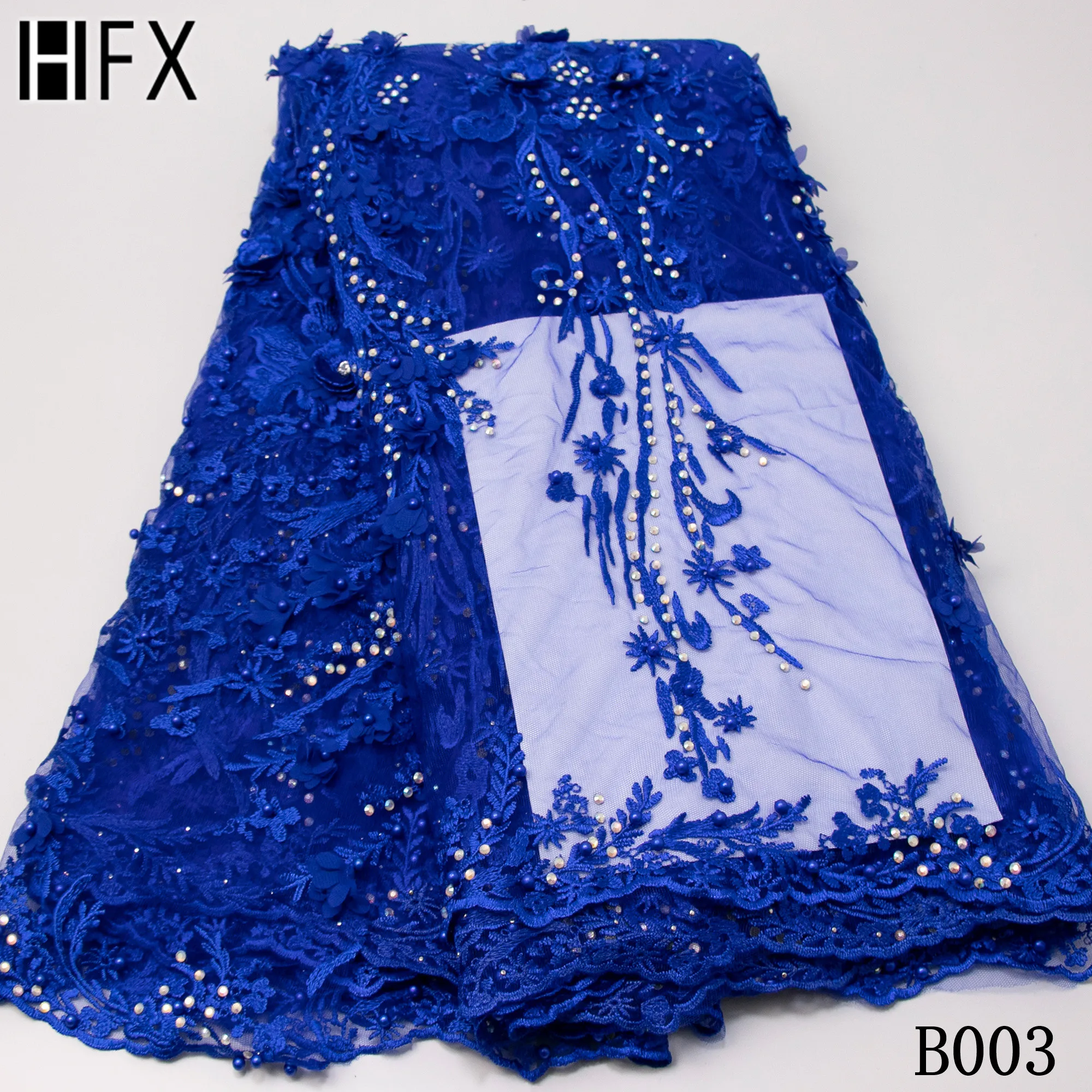 HFX новейшая 3D кружевная аппликация цветочная ткань оптовая цена вышитая бисером