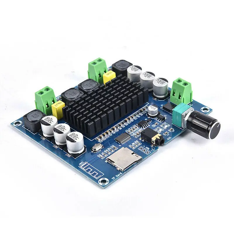 Плата цифрового усилителя TDA7498 bluetooth TF 2*100 Вт 2 0 каналов стерео аудио модуль для