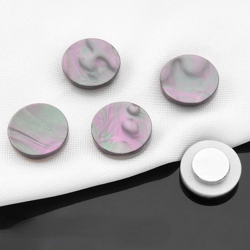 

5pcs Fashion Magnet Brooches for Women Sweater Dress Lapel Pins Luxulry Jewelry Badge Buckle Clothing Accessories