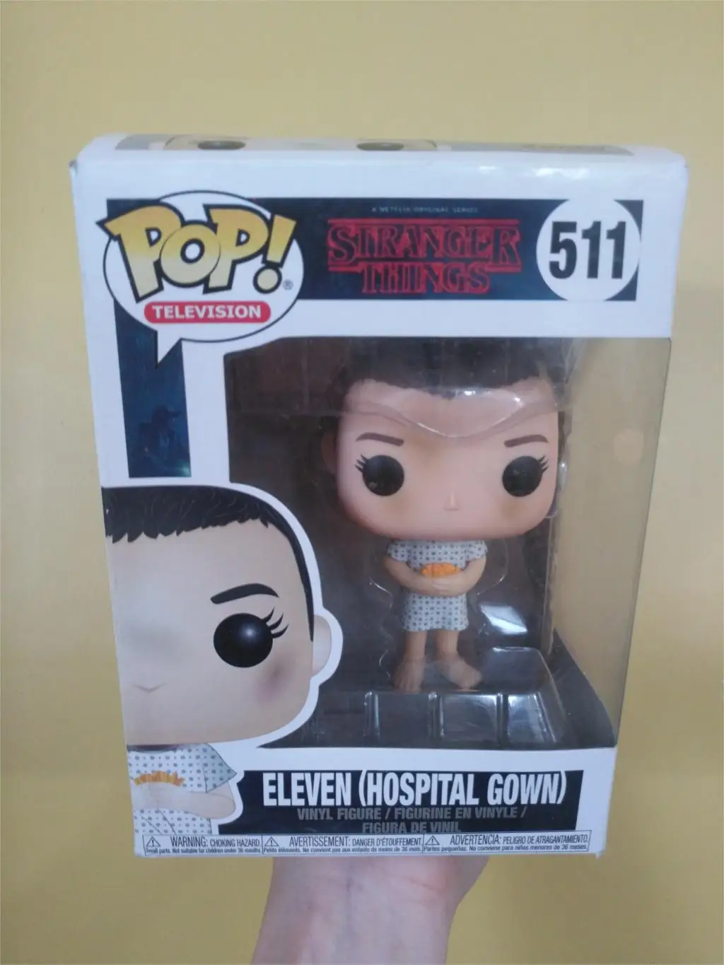 Funko Pop Stranger Things Character 10 см фигурка игрушки виниловые куклы для коллекции - Цвет: 511 with box