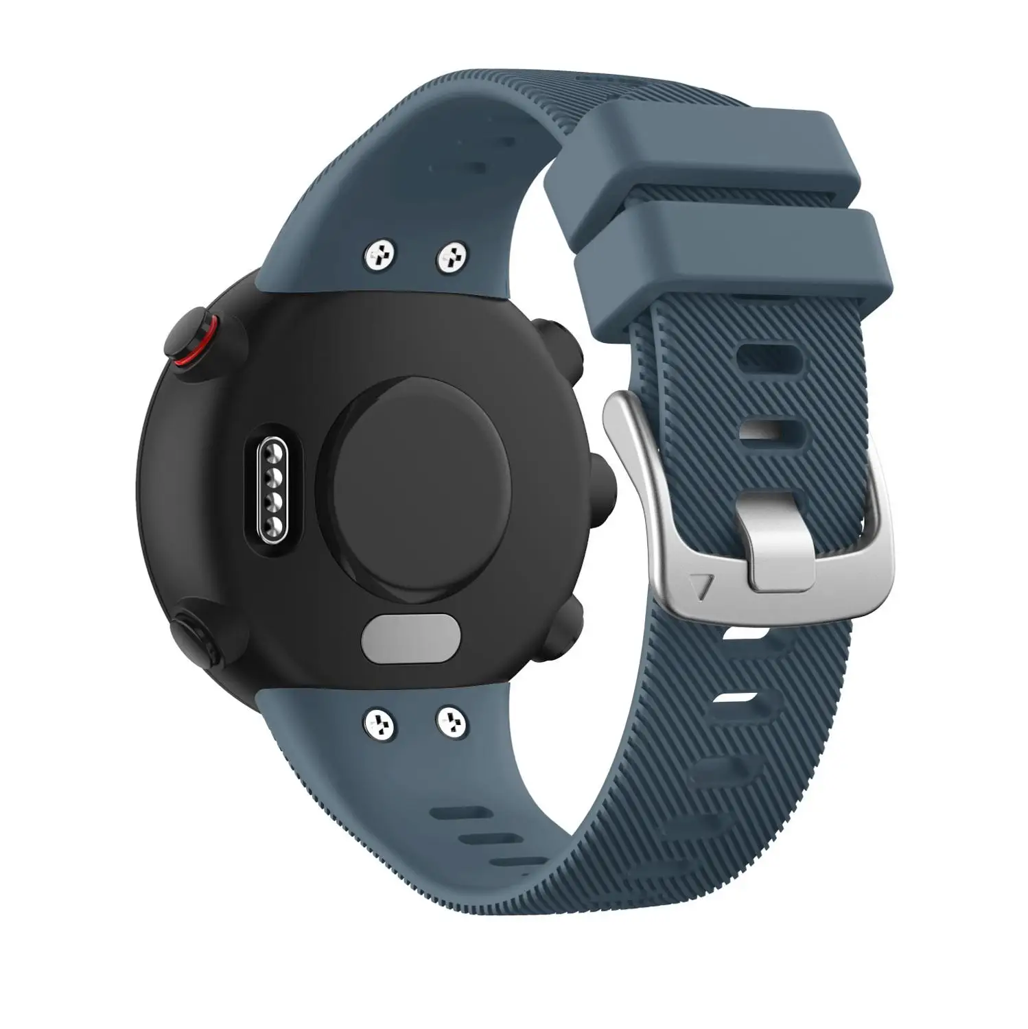 Navy Силиконовый ремешок для Garmin Forerunner 45 45 s, умный ремешок для часов, спортивный сменный Браслет, цветной браслет Correa с инструментом - Цвет: Navy