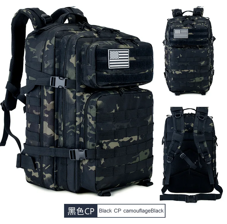 45L Мужская/Женская походная сумка, военный тактический рюкзак, армейский водонепроницаемый рюкзак, сумка для путешествий, кемпинга
