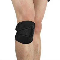 1 pair knee pads warm windproof protective winter faux leather knee protective guard for outdoor