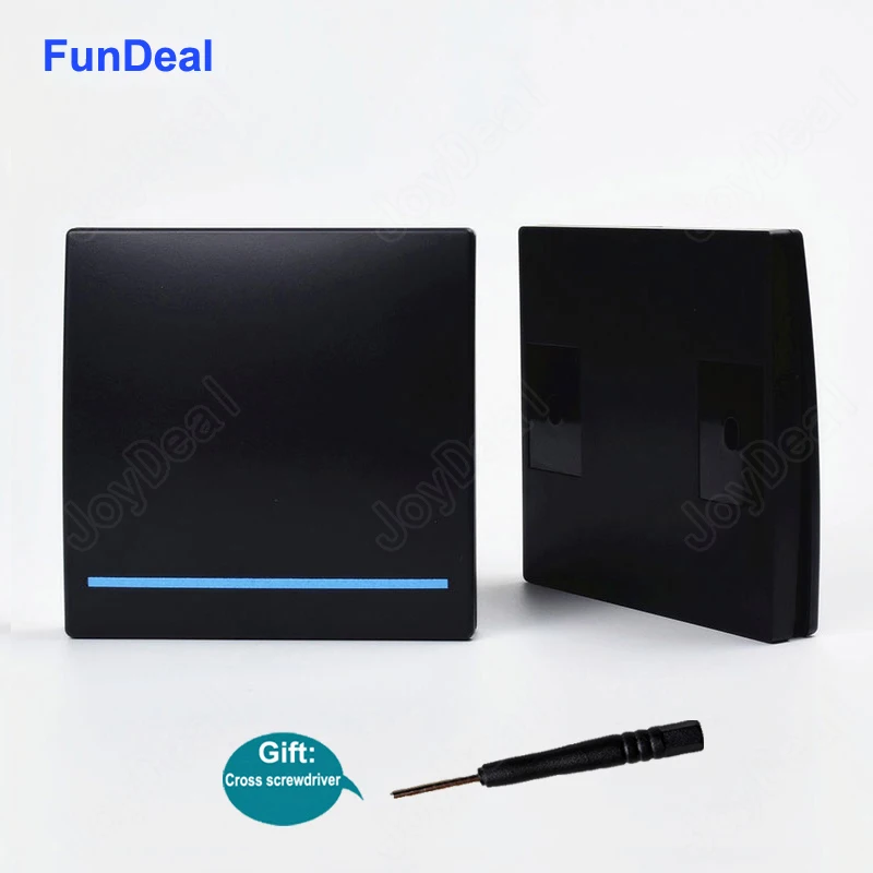 Беспроводной смарт переключатель FunDeal 1/2/3 банды 433 МГц светильник RF с