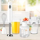 Электрический блендер White Dolphin 5 в 1, миксер 250 Вт, измельчитель для мяса и овощей, Кухонный комбайн для смузи, фруктов, без БФА