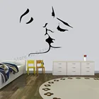 Наклейка 3D Kiss на стену, для гостиной, сексуальная романтическая Зеркальная Наклейка, фрески, декор для спальни, украшение для гостиной
