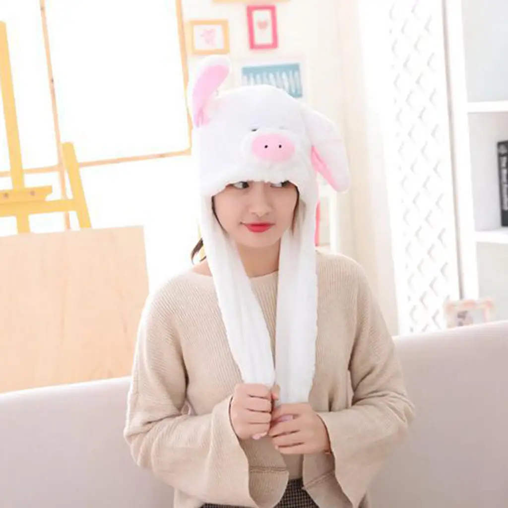 

Смешные и милые плюшевые искусственные уши, подвижные уши, аксессуары для костюма