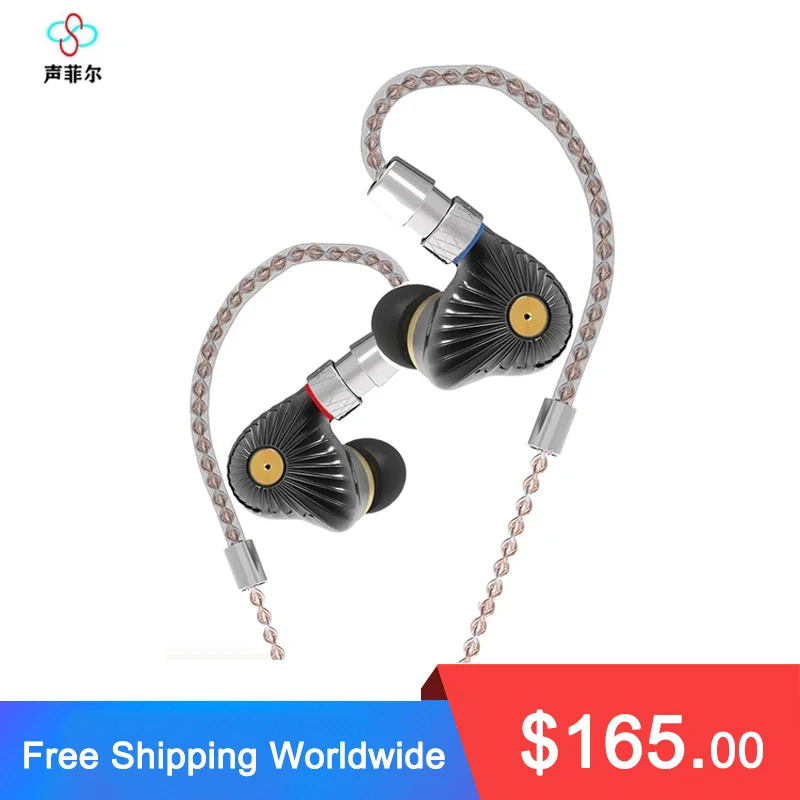 Наушники-вкладыши seper MT300 TDK EST Knowles Dyanmic + BA DD Hybrid Hifi Music Monitor DJ Studio CNC Metal MMCX наушники