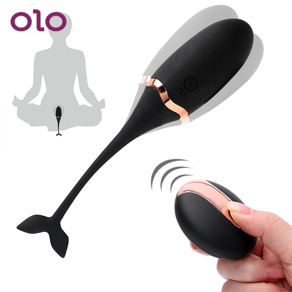 Оло вибрирующий яйцо Кегель мяч интимные игрушки для женщин Дистанционное