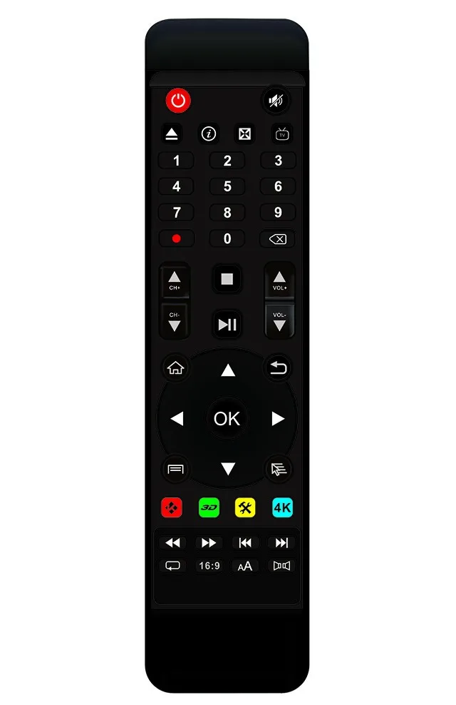 ИК-пульт дистанционного управления с 45 клавишами для Eweat Android Tv Box таких как Realtek