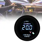 Датчик соотношения воздуха и топлива Цифровой Высокоточный 2-дюймовый 52 мм светодиодный индикатор соотношения воздуха и топлива для большинства автомобилей 12 В Вольтметр для бензина
