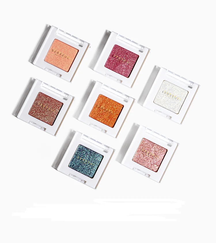 Сияющие матовые DuoChrome тени для век Палитра голографические блестящие