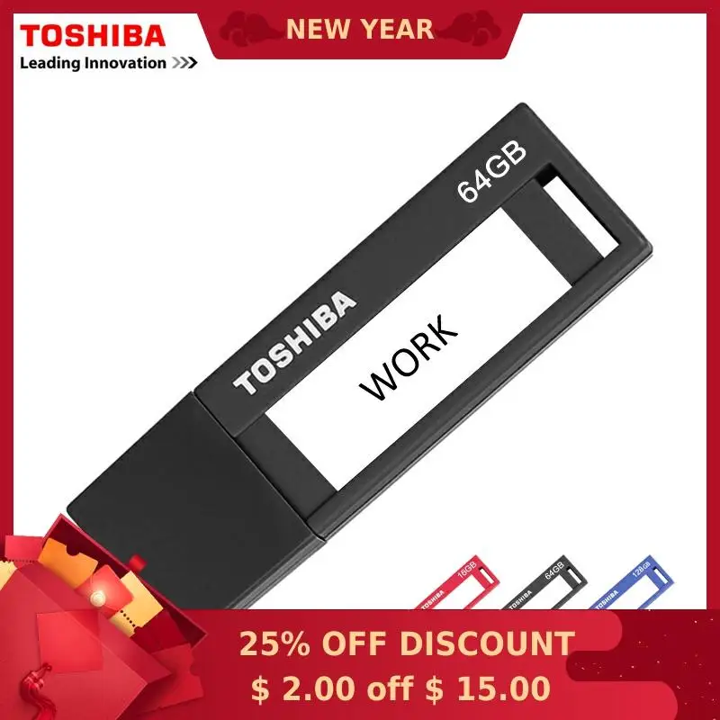USB флеш накопитель TOSHIBA 64 ГБ реальная емкость V3DCH 3 0 карта памяти бесплатная