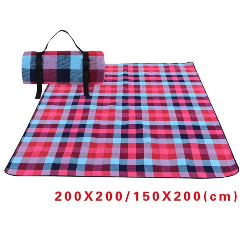 Camping Mat Waterproof Briefcase Folding Portable Outdoor Shape Moisture-proof Picnic Water Resistant Pad Blanket | Спорт и