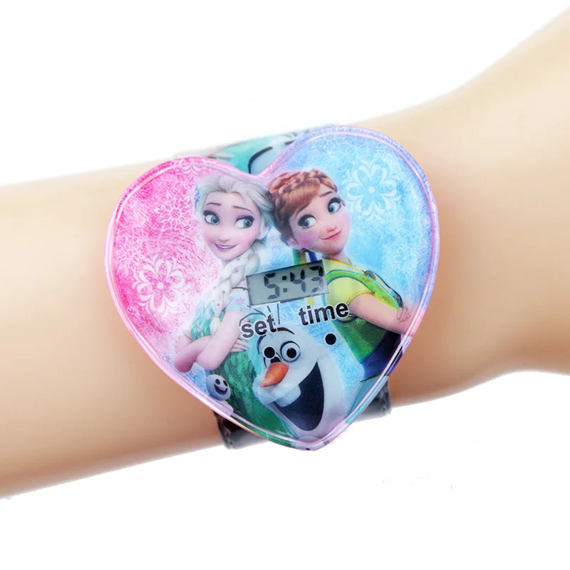 Часы Детские с мультяшным рисунком электронные наручные для мальчиков и девочек