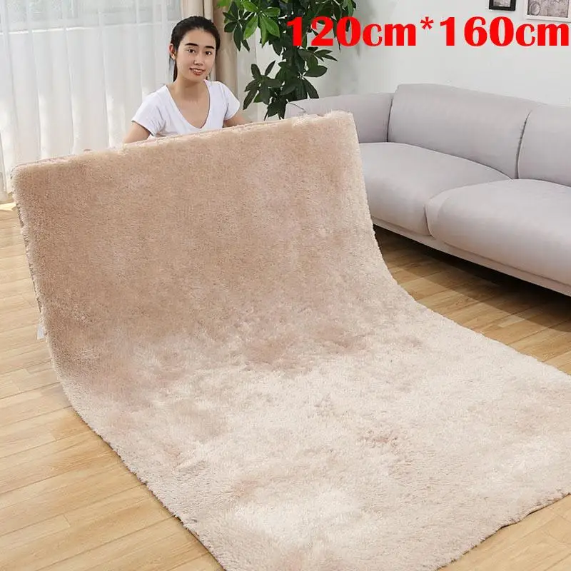 Camel 120 см* 160 см очень большой Искусственный Кролик меховой ковер мягкая гостиная спальня теплый ковер модный домашний ванная комната декоративный текстиль - Цвет: Camel