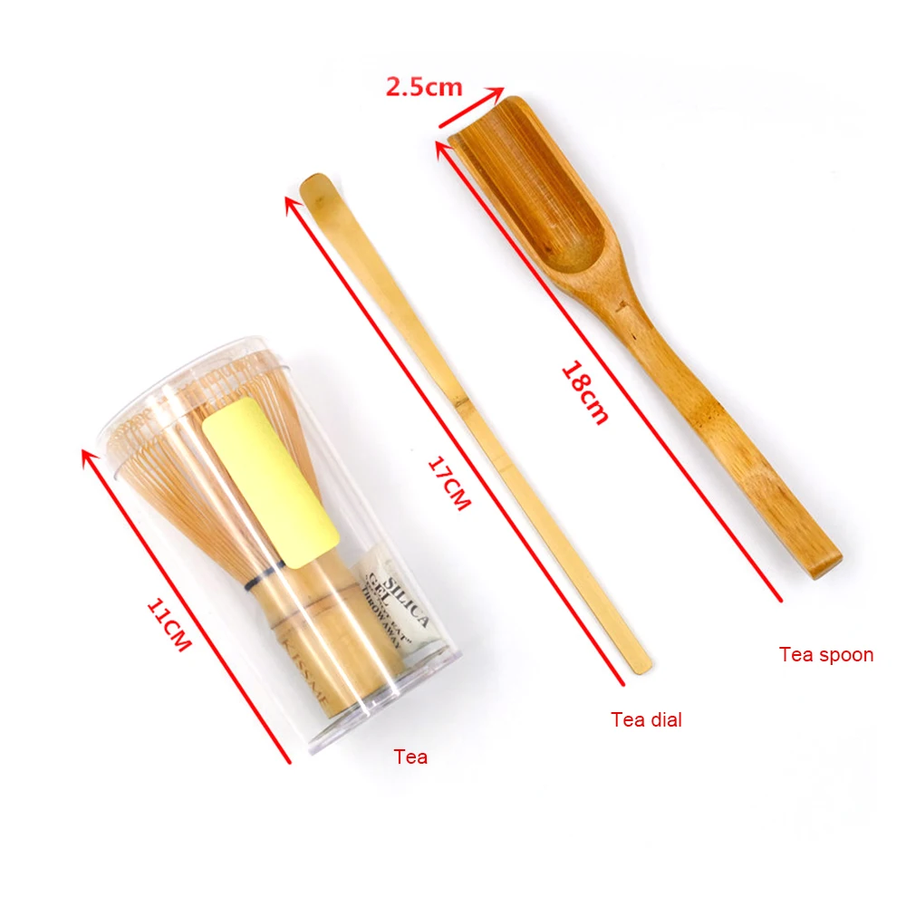 3 шт. набор японского чая венчек для маття чайная ложка традиционный бамбуковый