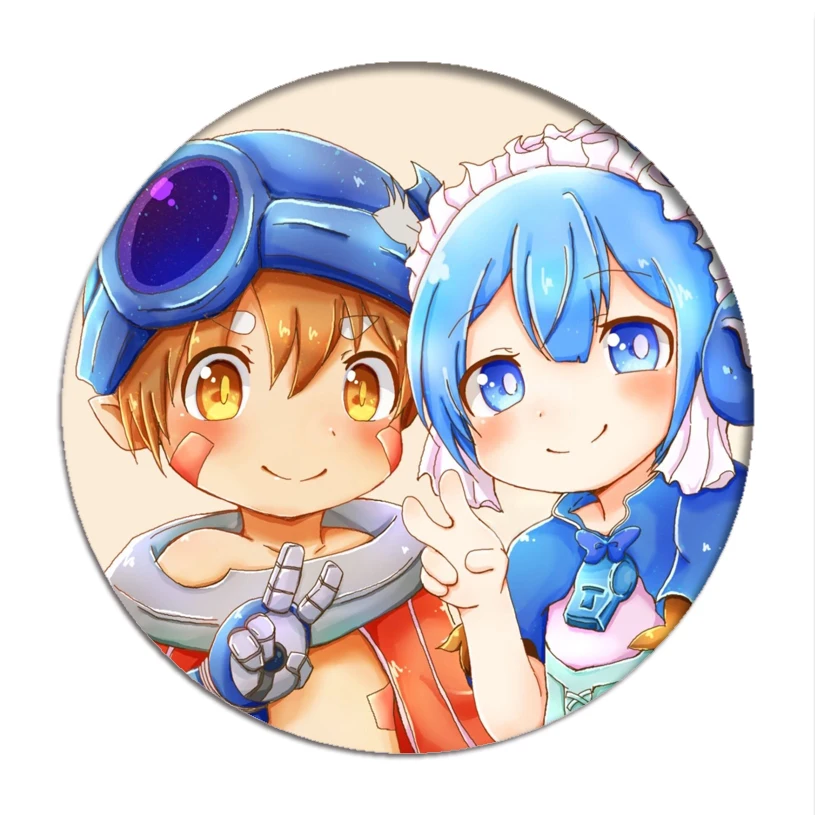 Сделано в Abyss костюм значки Regu брошь значок Коллекция сумок Riko Nanachi Нагрудный для