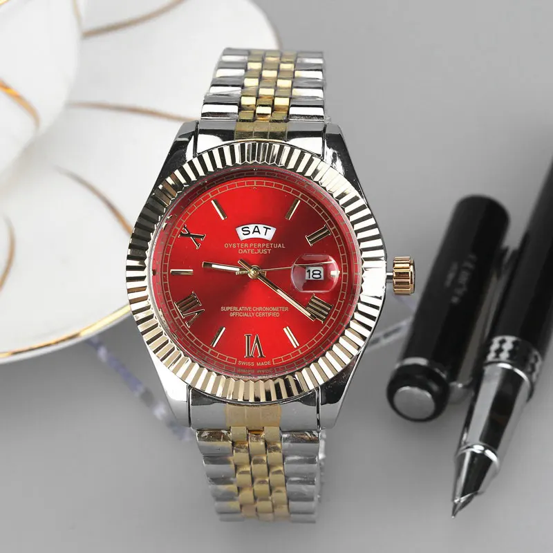 

luxury men wristwatch automatic mechanical watch AAA sweeping Date stainless steel watches 2813 rolexable 409