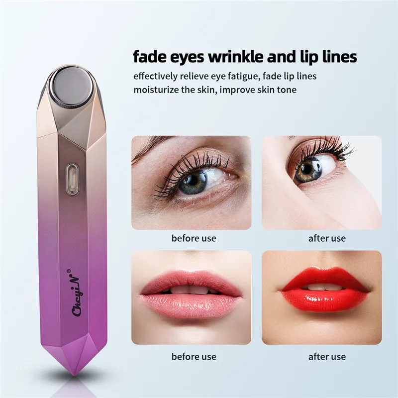 Электрический массажер для глаз CkeyiN вибрирующее устройство удаления морщин и