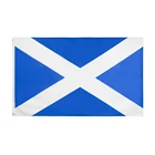 Yehoy 90x150 см Уэльс в шотландском saltire Королевский Лев безудержной Шотландия флаг