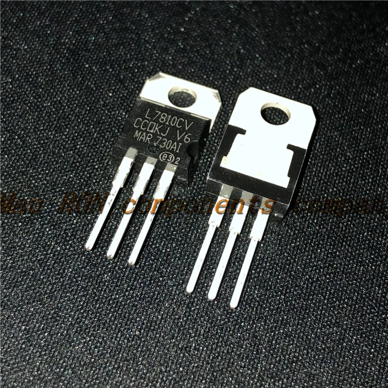 10 шт./лот L7810CV TO220 L7810 TO 220 7810 LM7810 MC7810 в 1 5a новый оригинальный наличии|Интегральные