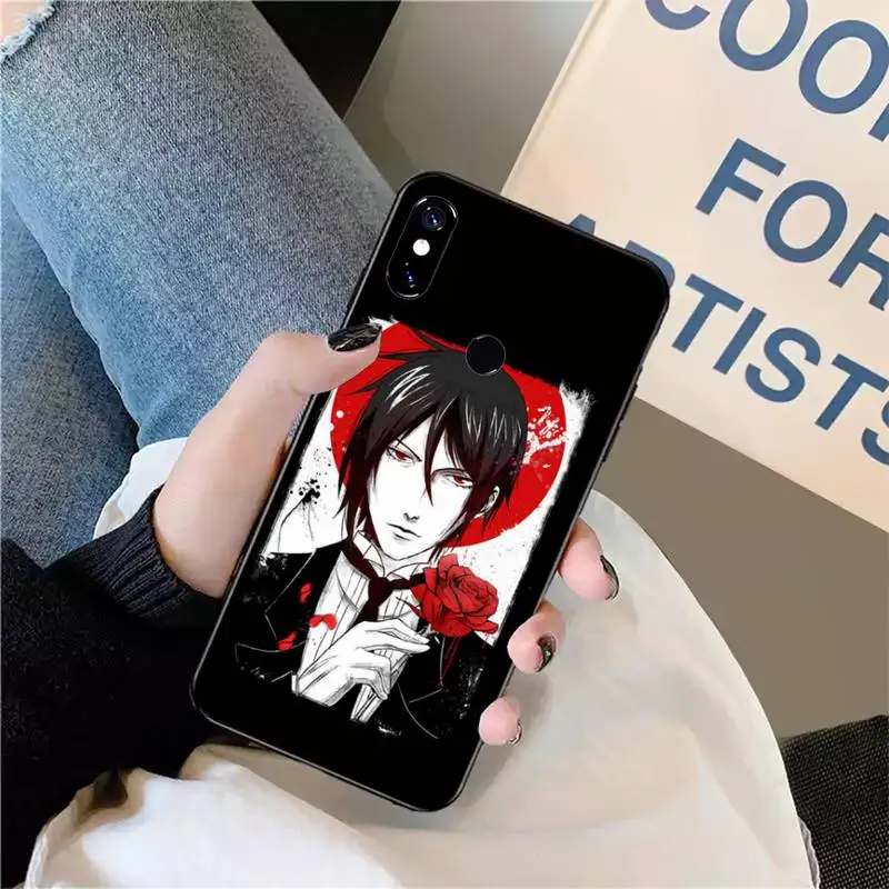 

Butler anime Contract Totem Phone Case For Xiaomi Redmi note 7 8 9 t max3 s 10 pro lite coque funda shell cover
